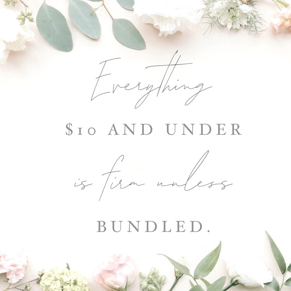 🤍 Under $10 is firm. 🤍